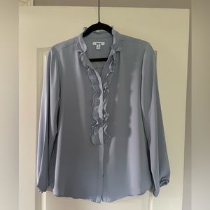 Blouse with ruffle detail - M